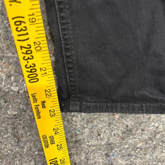 Express Womens Black Skinny Jeans Size 0 Mid Rise Stretch Denim Cropped Ankle - Picture 8 of 10